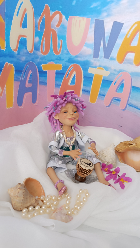 Акуна Матата. Кукла ручной работы